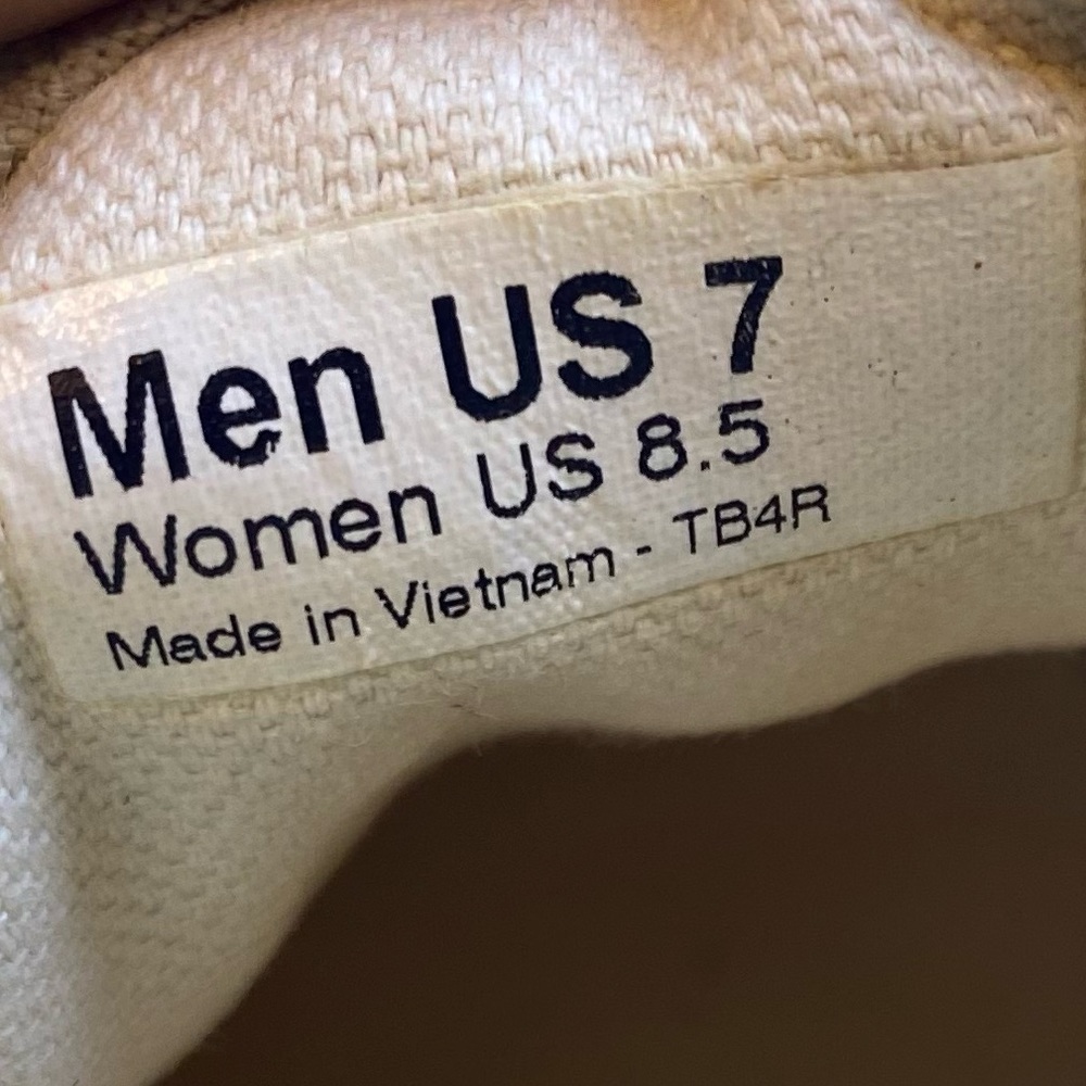 Vans tan authentic sneakers womens size 8.5 - Picture 3 of 6